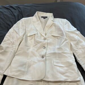 Liz Claiborne Classic White Blazer
